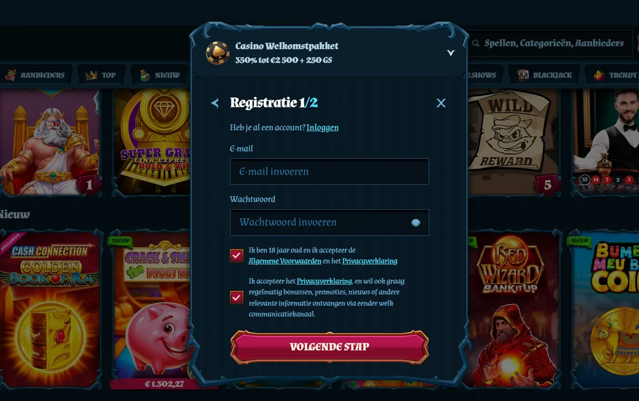 fambet casino registratie